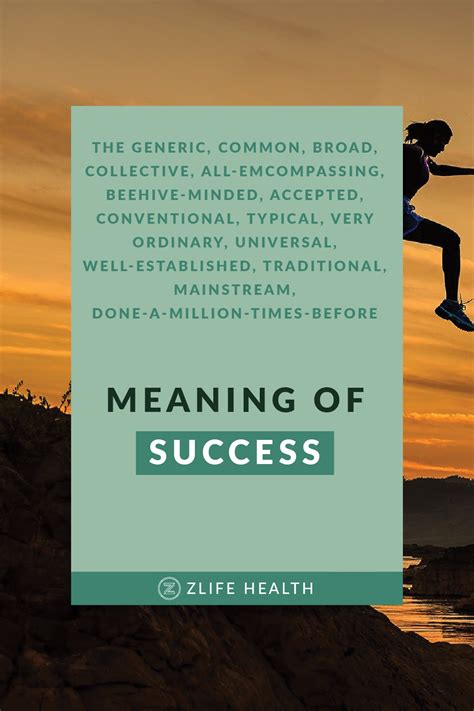 what does success mean.